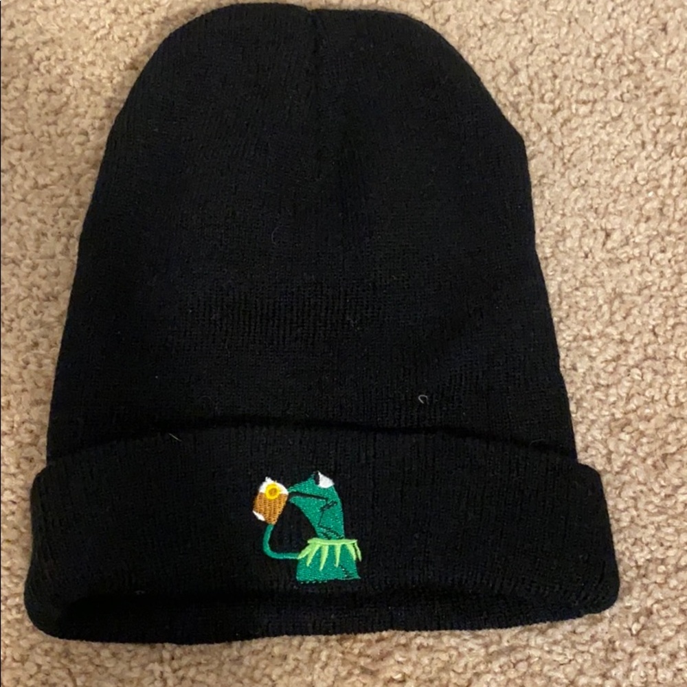 Kermit the frog beanie